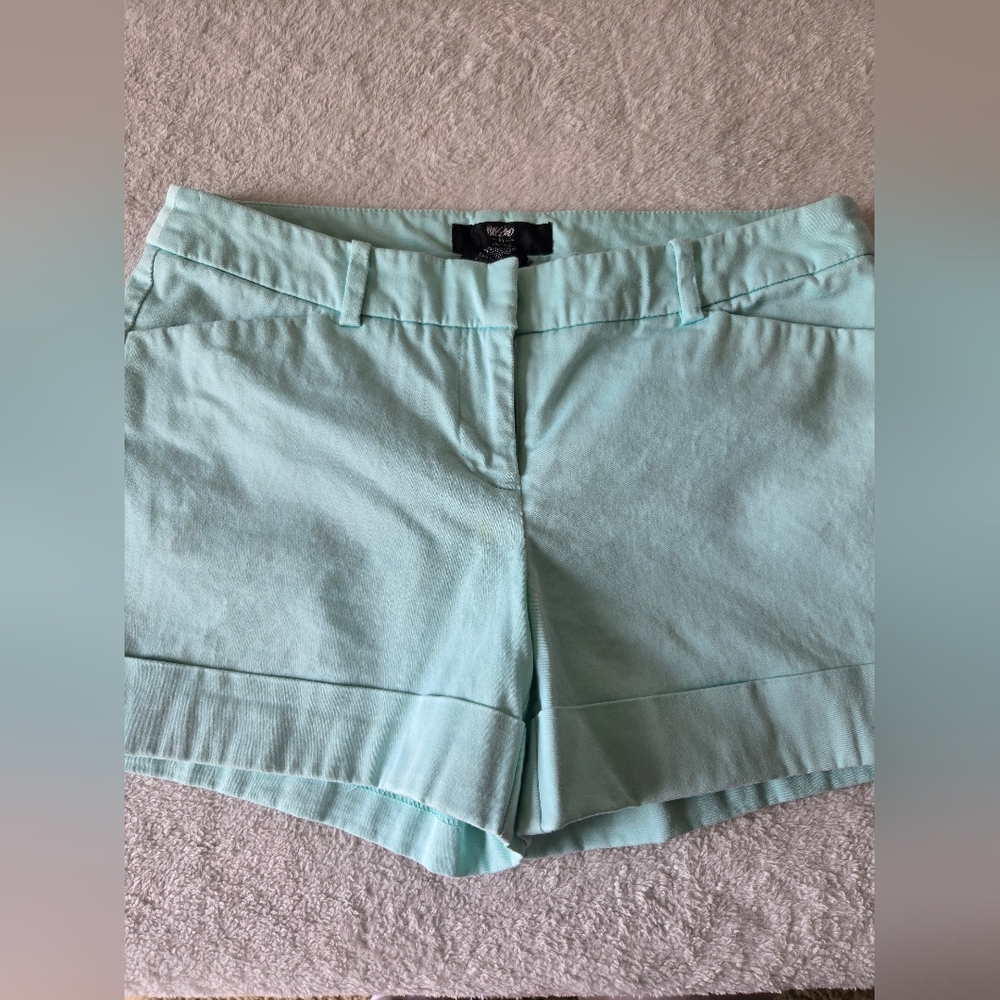 Massimo Preppy Shorts – Old Money Coastal Vibes | [Teal] | Size [6] |